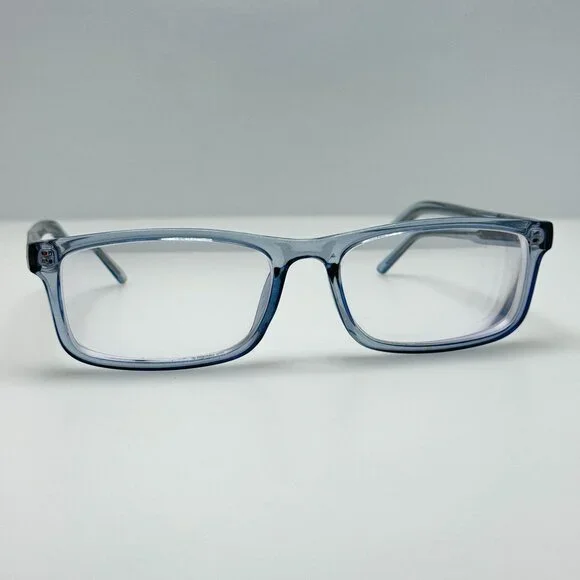 Zenni Eyeglasses Eye Glasses Frames 125416 Blue Rectangle Glasses #125416 | Zenni Optical main image 4